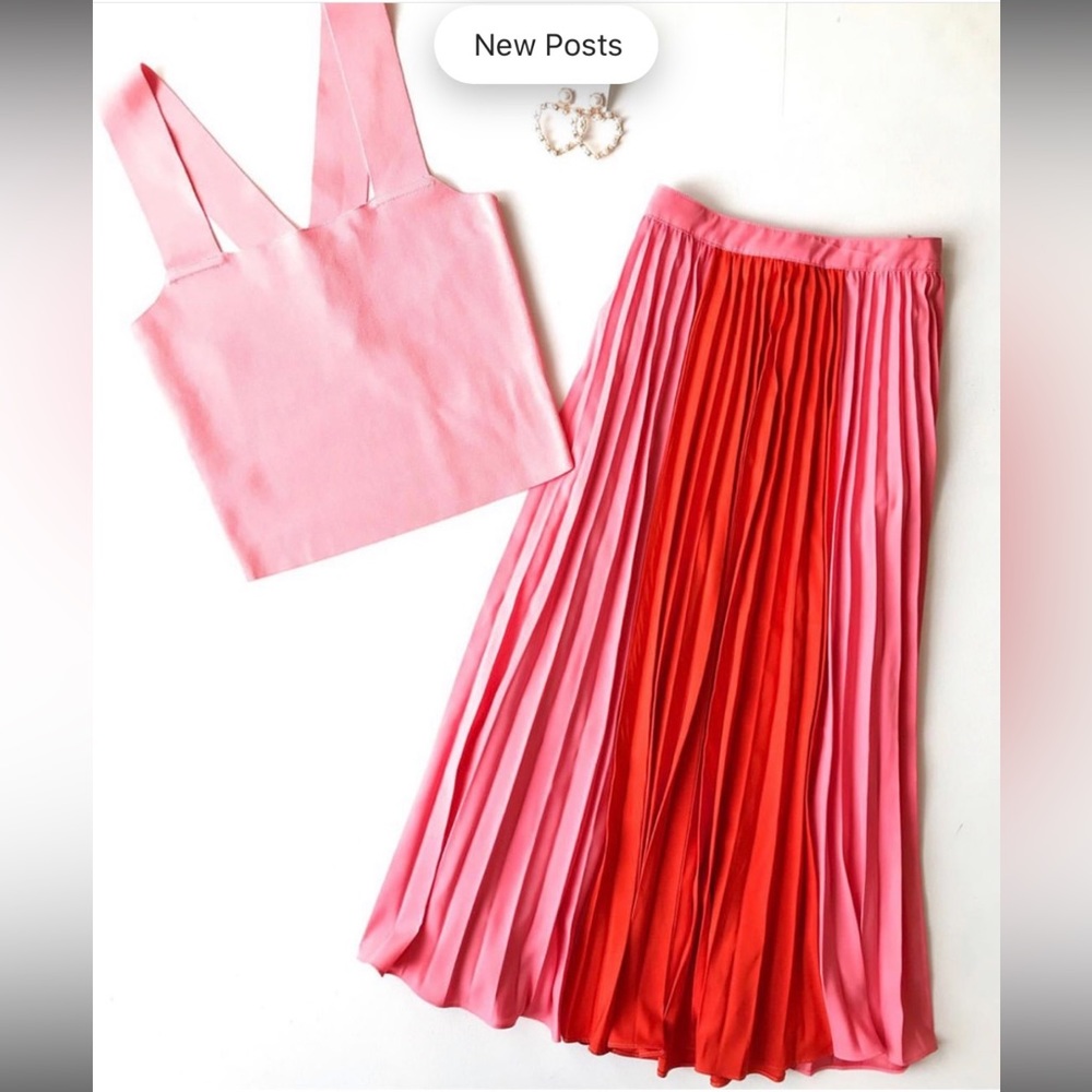 COPY - Lucy Paris boutique top and skirt matching set - Valentine’s Day